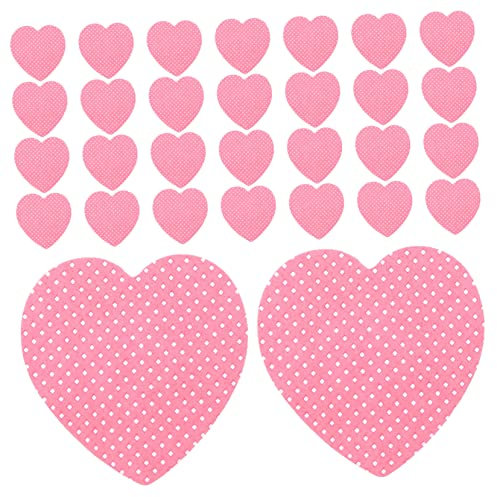 MERRYHAPY Nail Polish Remover Pads 200 Sheets Heart Shaped Quick Easy Nail Polish Removal Travel Size