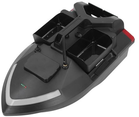 GOWENIC Ferngesteuertes RC-Angelfinderboot, Dual-Motor-GPS mit Automatischer Rückkehr, 2 Kg Last 500 M, Dreifache Propeller, Geräuscharme 4-Stunden-Laufzeit, Outdoor-Angeln, 12000 MAh