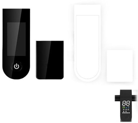 Scooter Schutzplatte, Dashboard Platine Ersatz-Bildschirmabdeckung Kompatibel mit Xiaomi Electric Skateboard 1S M365 Pro Electric Scooter in Schwarz