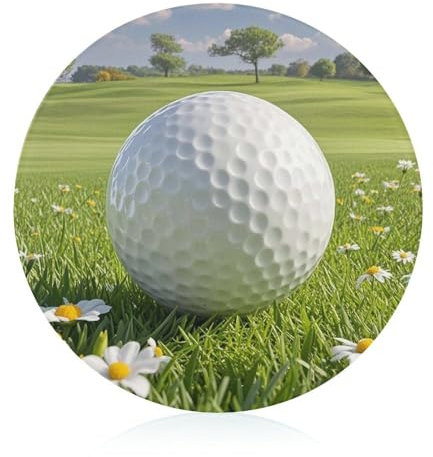 Sublimation Glass Cutting Board for Kitchen Golf Ball Cutting Boards for Countertop Cutting And Serving Boards Heat Resistant, Shatter Resistant Chopping Board 8 X 8