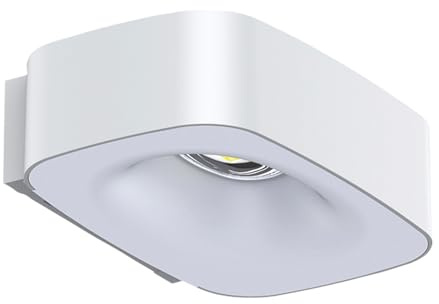 ANGEL: 700 Lumen Solar-LED-Wandleuchte mit doppeltem Lichtstrahl. Weiß