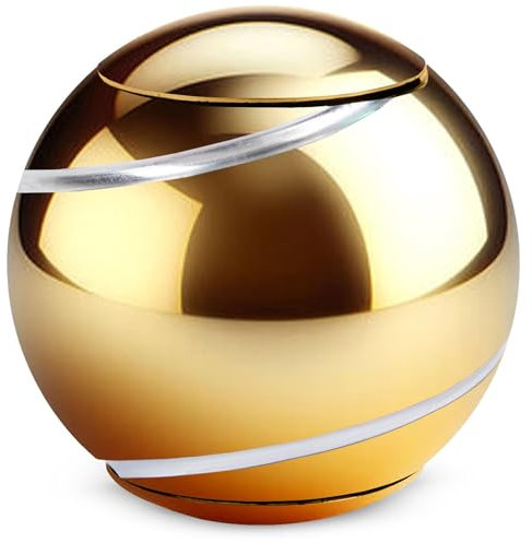 bopster Metall Spin Ball Fidget Schreibtischspielzeug – Hand Spinner, bestes Fidget-Spielzeug für Kinder, Jugendliche & Erwachsene – Stressabbau, Angstlinderung & Autismus (Gold)