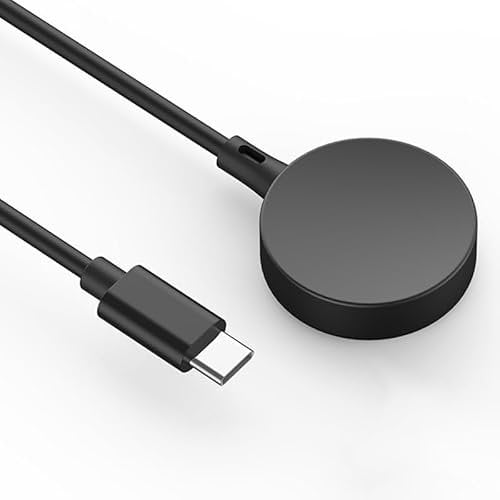 MohLythrix USB C Galaxy Watch Charger Compatible with Samsung 7/FE/Ultra/6/6 Classic/5 Pro/5/4/4 Classic/3/Active 2/Active Magnetic Wireless Fast Charging Cable, 1M