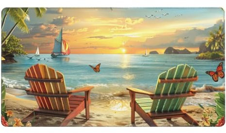 Tapis de Souris Gaming XXL 700x300x4mm Base Antidérapante en Caoutchouc, Large Imperméable Mouse Pad, Surface Haute Précision, pour Les Jeux, la Maison et Bureau Tapis de Bureau Chaise de‌ Plage Y3296
