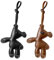 NHPY 2 Stück Schlüsselanhänger Bär Bag Charms, Taschen Anhänger Tragen, Ted-Dy Cute Keychain Für Taschen, Schlüssel, Kinder Und Damen(2Farbe)