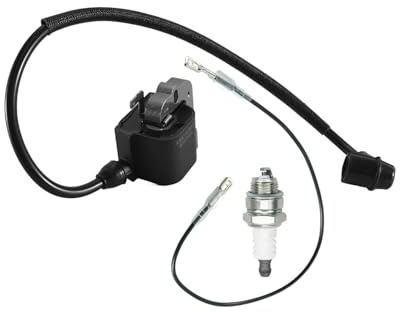 Ignition Coil with Spark Plug 161316-9 Fit for Makita Power Cutter DPC6200 DPC6201 DPC6400 DPC6401 DPC6410 DPC6411 DPC6430 DPC6431 DPC6440 Replace 394-143-010 394-143-011 394-143-013 394-143-030
