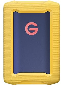1TB G-Drive ArmorATD Rugged, Durable Portable External HDD, Up to 130MB/s, USB-C (5Gbps), USB 3.2 Gen 1 – SDPHE1G-001T