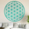 Kiwistar Blume des Lebens - Baum Wandtattoo in 6 Größen - Wandaufkleber Wall Sticker - Dekoration, Küche, Wohnzimmer, Schlafzimmer, Badezimmer