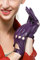 Nappaglo Damen Lederhandschuhe für fahren Touchscreen klassische Lammfell Vollfinger Motorrad Ungefüttert Handschuhe (M (Umfang der Handfläche:17.8-19.0cm), Lila(Non-Touchscreen))