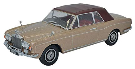 Oxford Diecast 1:43 Rolls Royce Corniche Conv. (Closed) Persian Sand Collectable model 43RRC002