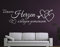 tjapalo® W-pkm80 Wandtattoo Wohnzimmer Schlafzimmer Wandsticker unsere Herzen schlagen gemeinsam (B130xH39(Weiss oder Farbe nach Kauf senden))