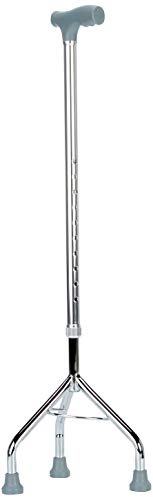 GiMa 43065 Stativ, höhenverstellbar, 74 – 97 cm, silber