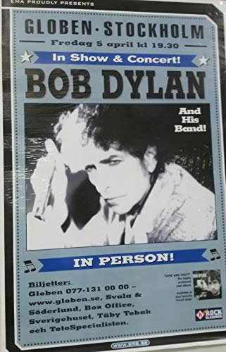 BOB DYLAN In Person - Poster