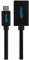Maplin USB-A Female to Micro USB-B Male Cable Supports On The Go OTG, 0.15m