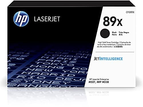 HP 89X (CF289X) Schwarz Original Toner mit hoher Reichweite für HP LaserJet Enterprise, XL