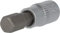 BRILLIANT TOOLS BT020825 1/4 Innensechskant Bit-Stecknuss, 8 mm [Powered by KS TOOLS]