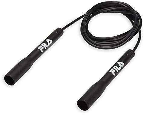 FILA Accessories - Cuerda de saltar de velocidad, cuerda de saltar clásica de fitness de 9 pies, cable ajustable sin enredos y asas de agarre extendidas, entrenamiento de resistencia cardiovascular