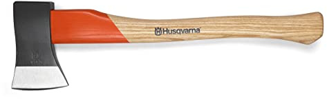 Husqvarna 599673101 - Piccola ascia per spaccatura in legno, 1250 g, Made in Germany, con copertura inclusa, lunghezza manico 50 cm