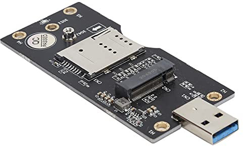 CCYLEZ Placa adaptadora M.2 a USB 3.0, NGFF a SIM 3G/4G/5G módulo a USB 3.0 Tarjeta adaptadora Compatible con 3042/3052 NGFF (M.2) Interfaz Clave B