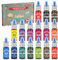 Lebensmittelfarbe 16er Set Jelife Lebensmittelfarbe Flüssig Hochkonzentriert Food Coloring zum Backen Buttercreme Macaron Regenbogen Kuchen