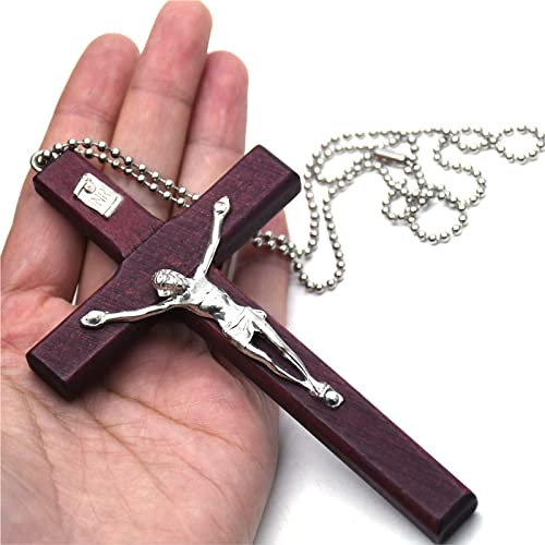 Holzkreuz Wand Jesus Holzkreuz Wand Groß Jesus Holzkreuz Wand Hängend Holzkreuz Wand mit Jesus Geschenkidee Jesus Wandkreuz Handgefertigte Kreuzkette aus Holz Inspirierendes Geschenk Kreuz