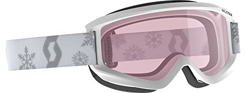 Scott Junior Agent Goggle Weiß - Vielseitige sportliche Kinder Ski- und Snowboardbrille, Größe One Size - Farbe White -