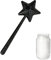 1/2 Wand Salt and Pepper - Salt and Pepper Salt - Kitchen - Pepper Salt Shaker | Salt and Pepper Shaker Set Seasoning Shaker Set - 18 cm