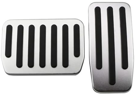 Auto Pedale Fit Für Tesla Für Modell 3 2017 2018 2019 2020 2021Auto Fuß Pedal Accelerator Gas Kraftstoff Bremse Rest Pedal Pads Abdeckung Aluminium Nicht-Slip Bremse Fußpedal Auto Gaspedal ( Farbe : S