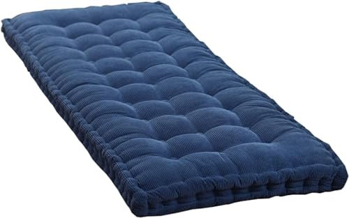 Dicke Sitzauflage Sitzkissen Bank, Gartenstuhl Bankauflage 90x40/100x40/120x40/150x50/160x40/160x50cm Bankkissen, Groß Outdoor Stuhlkissen Bankpolster, Gartenbank Waschbare Sitzkissen ( Color : #4 , S