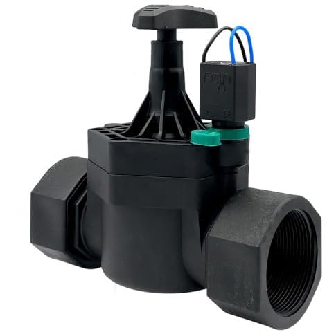 RIEGOPRO Electroválvula RAIN RN 160 PRO 9V DC. Disponible 1 1/2 Y 2 Rosca Hembra. Funcionamiento con programadores a pilas 9V DC (1 1/2)