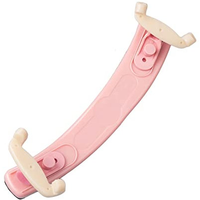 Violino regolabile per le spalle Spalliera for violino in plastica regolabile rosa 3/4 4/4