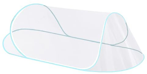 CMINGJ Zanzariera pop-up grande, portatile, pieghevole, per letto, campeggio, viaggi, patio (198,1 x 78,7 x 55,9 cm) (misura fissa blu)