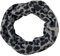 ADEL Loop Schal mit Leopardenmuster, Halswärmer, Modetuch Schal, Wärmer Winterzubehör, Stilvoller Winterkomfort aus Italien (Grau-Leo)