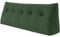 chilly pilley® Stützkissen Cord Rückenkissen Lesekissen Bettkissen Wandkissen Keilkissen Bettstützkissen viele Farben, 140x50x20 (Dunkelgrün)
