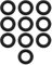 SANTUO Lot de 10 joints toriques en caoutchouc pour nettoyeur haute pression 5 mm x 9 mm OD pour Karcher K2 K3 K4 K5 K7 K4 Eco K7
