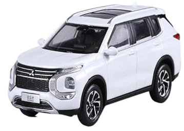 YRXIAO Modellbausatz Auto 1:64 Für Mitsubishi Outlander Legierung Modell Auto Limited Edition Autos Desktop Dekoration Auto Display Sammeln Modell Für Wohndekorationen