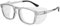 IRIRI Feuchtigkeitskammerbrille for Herren | Schutzbrille Gegen Blaulicht und Pollen | Beschlagfreier UV400-Schutz | Linderung Trockener Augen for Büro und Outdoor(Grau)