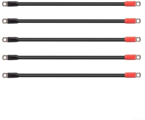 Niceminiwall E-Bike-Akku-Kabel, 4 AWG, schweres Kupferkabel-Set, kompatibel mit Elektro-, Klapp-, Roller- und Wagen, 36 V/48 V/60 V/72 V, Kabelset mit SC35-8-Anschlüssen, (Kit2)