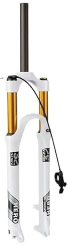 TANGSIYANG Fourche VTT 120 Mm De Débattement en Alliage Magnésium, Fourche À Air Ultralégère, Absorption des Chocs, 26 27,5 29 Pouces, Cadre Suspension Frein Disque(27.5in SR)