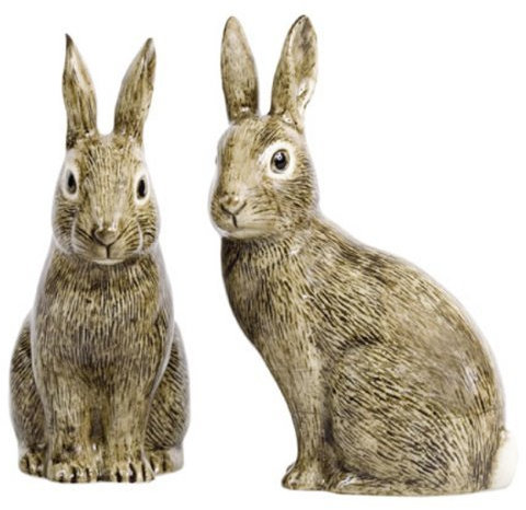 Quail Ceramics - Wild Rabbit Salt and Pepper