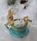 c Vintage Osterhase Tasse Hase Ostern Shabby Deko 10cm