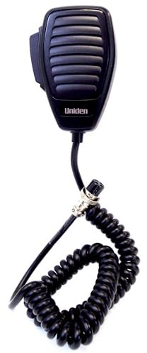 Uniden BC645 4-Pin Microphone replacement for CB Radios, Comfortable Ergonomic Design, Rugged Construction, Clear Quality Sound, Built for the Professional Driver, Black