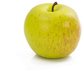 artplants.de Deko Apfel, grün-rot, Ø 8cm - Dekoobst - Kunstobst