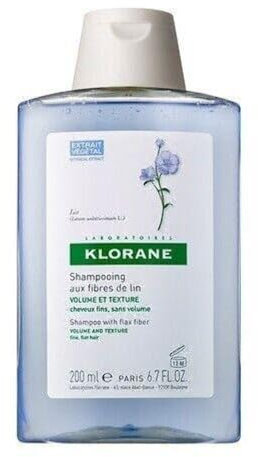Klorane Shampoo alle Fibre di Lino, 200 ml