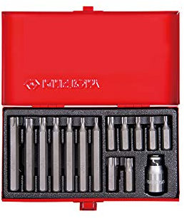 KING TONY 1015PQ Coffret d'Embouts Tournevis Torx®, Set de 15, 10 mm