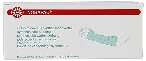Noba NOBAPAD Polsterbinde 3 m (Größe: 3 m x 6 cm, 20 Rollen)