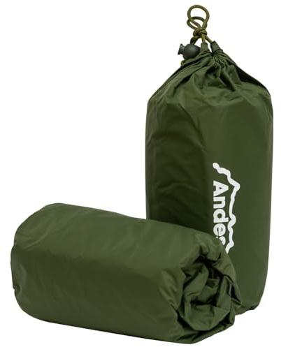 Andes Olive Green Waterproof Bivvy Bag Sleeping Bag Cover Camping Fishing, Taped Seams, 235 x 85cm