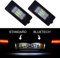 BLUETECH LED Kennzeichenbeleuchtung Kennzeichenleuchte Xenon 6000K kompatibel mit BMW E39, E46, M3CSL, E60, E61, E70, E71, E90,E91,E92, E93, M3, E60, F10, F11, F18, F25, F30, F31, F32, F34