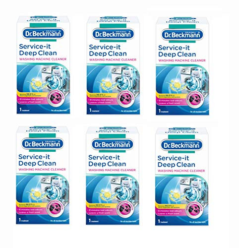 Dr. Beckmann Service-It Deep Clean Washing Machine Cleaner, 6 x 250 g