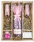 Bollinger Rosé Champagne 75cl Gift Set Hamper With 2 Matching Champagne Flutes, Belgian Heart Chocolates and Gift Box - Mothers Day, Birthday Gift Set (Rosé Metallic Bowls)